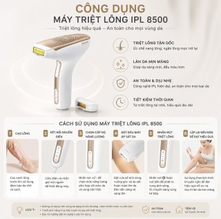 Máy Triệt Lông Beurer IPL 8500