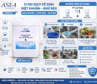 Dung dịch diệt khuẩn ASFA Horeca 5L