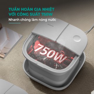 Bồn ngâm chân massage gấp gọn Philips PPM6502