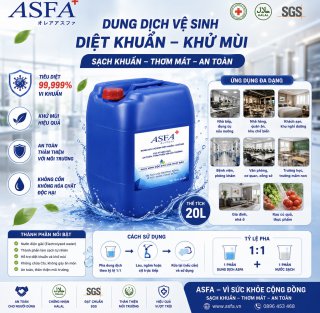 Dung dịch diệt khuẩn ASFA Plus 20L