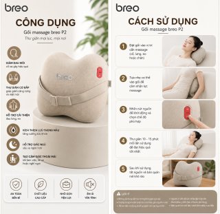 Gối Massage Lưng 