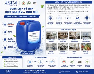 Dung dịch diệt khuẩn ASFA Plus 20L