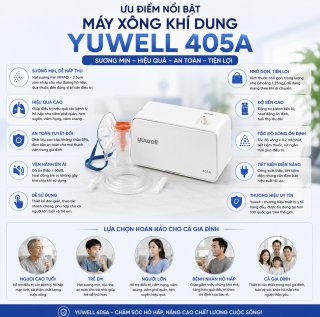 Máy Xông Khí Dung Yuwell 405A Chính Hãng