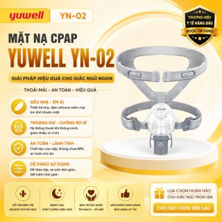 Mặt nạ thở Yuwell YN-02 (Mặt nạ mũi - Nasal) có gọng cứng giữa