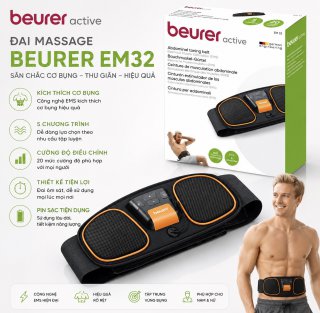 Đai massage Beurer Em32