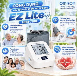 Máy đo huyết áp Omron EZ Lite HEM-7180