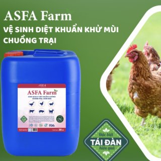 Dung dịch vệ sinh chuồng trại ASFA Farm CAN 20 LÍT