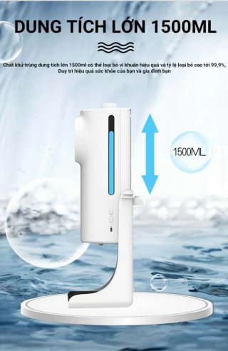 Máy đo thân nhiệt tự động và rửa tay sát khuẩn K9 Pro Max