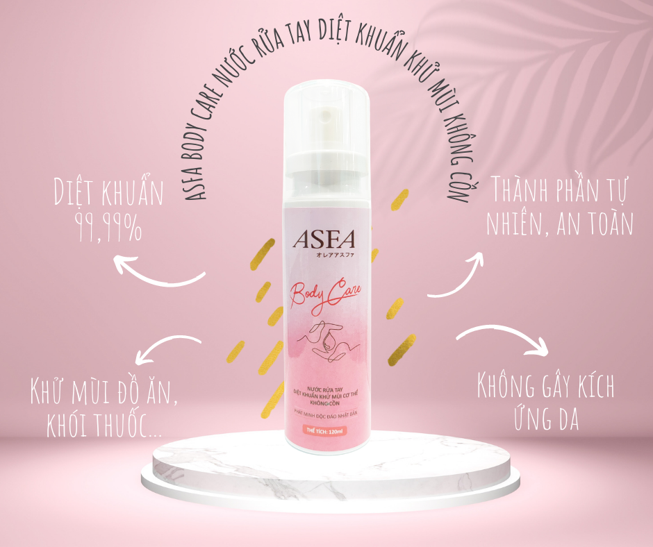 ASFA Body Care 120ml – Diệt khuẩn, diệt mồ hôi cơ thể