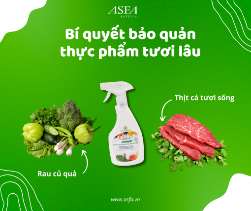 Nước rửa rau củ quả ASFA Fruit & Vegetable Wash 500ml