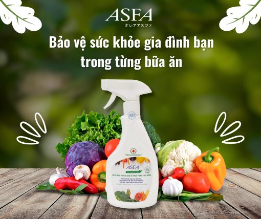 Nước rửa rau củ quả ASFA Fruit & Vegetable Wash 500ml