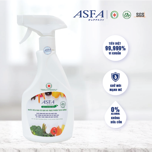 Nước rửa rau củ quả ASFA Fruit & Vegetable Wash 500ml