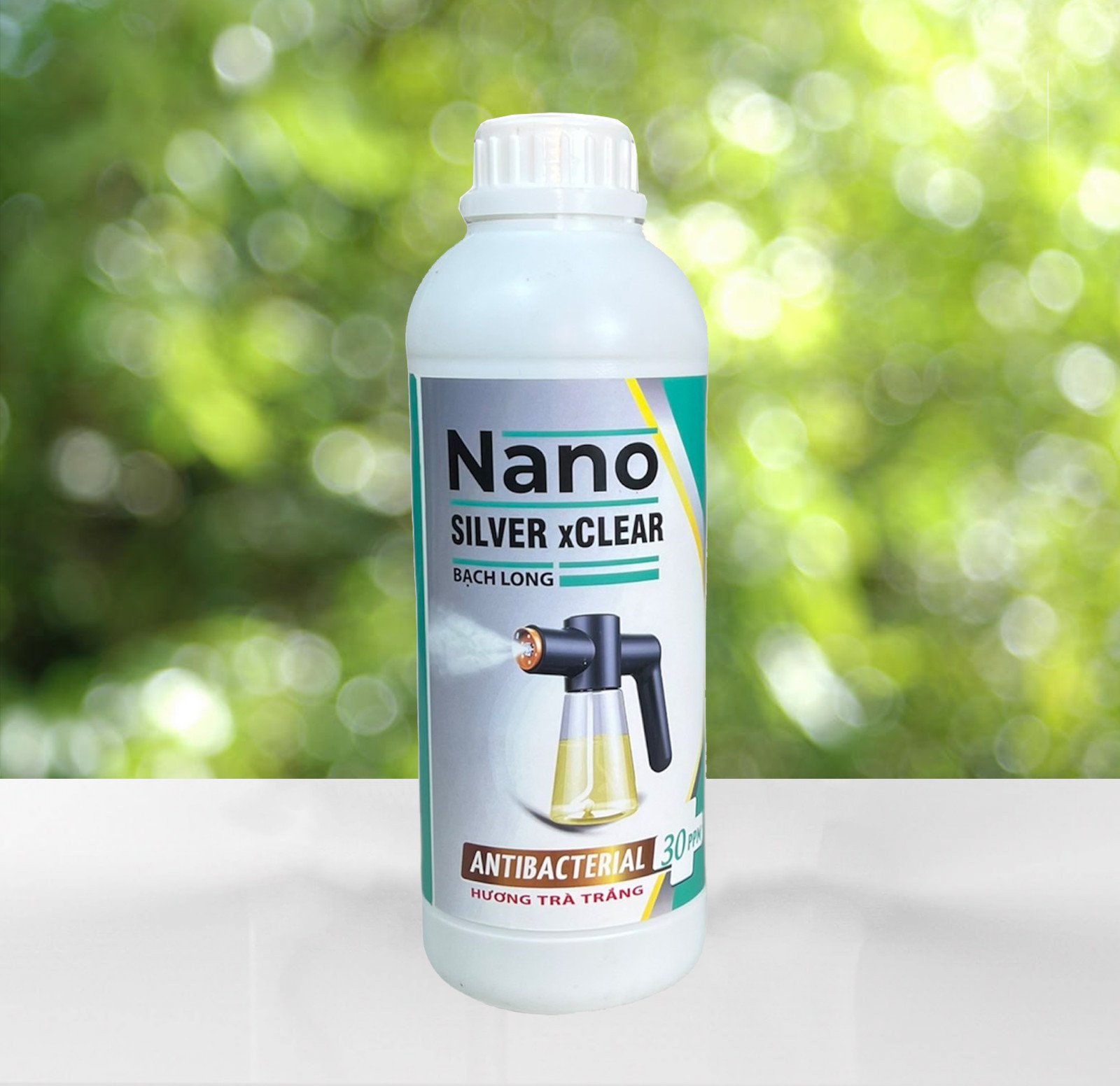 DUNG DỊCH PHUN SƯƠNG DIỆT KHỬ KHUẨN NANO SILVER XCLEAR 1 LÍT