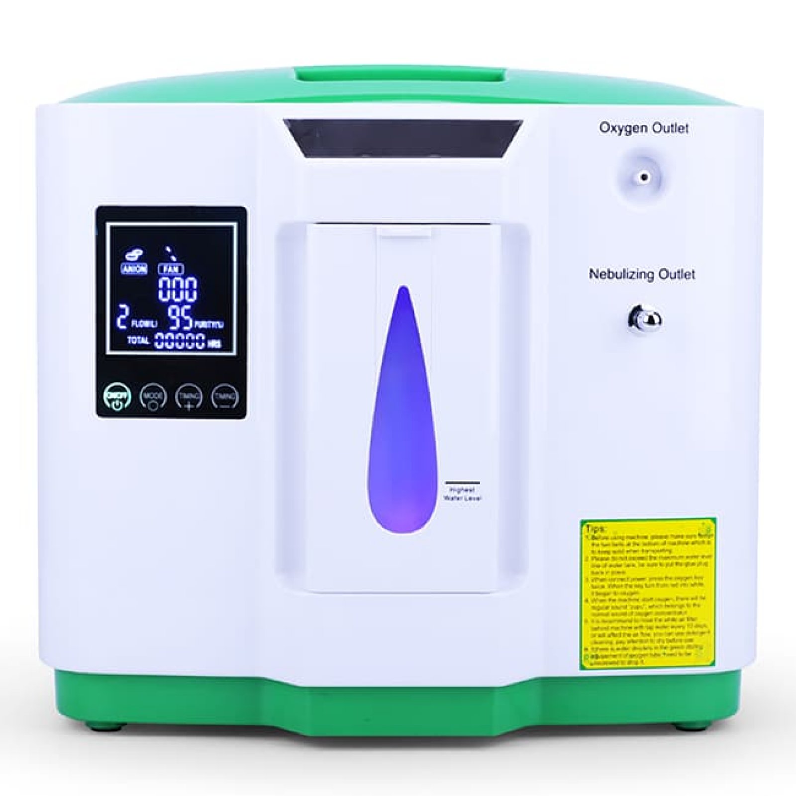 MÁY TẠO OXY DEDAKJ DE 2AW HỖ TRỢ HAI NGƯỜI SỬ DỤNG CÙNG LÚC VỚI NHIỀU MỨC LƯU LƯỢNG