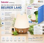 Đèn Khuếch Tán Tinh Dầu Beurer LA40 Máy Xông Tinh Dầu Siêu Âm Cao Cấp