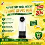 Máy đo thân nhiệt, rửa tay tự động K9 Pro Dual chính hãng giá rẻ
