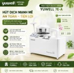 Máy hút dịch 1 bình YUWELL 7E-A giá rẻ uy tín chất lượng tại TPHCM