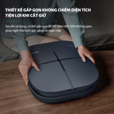Bồn ngâm chân massage thuỷ lực gấp gọn Philips PPM6504