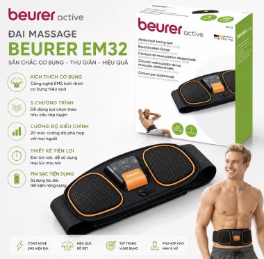 Đai massage Beurer Em32