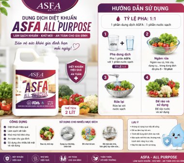 Dung dịch diệt khuẩn ASFA All Purpose 2L