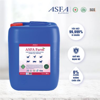 Dung dịch vệ sinh chuồng trại ASFA Farm CAN 20 LÍT