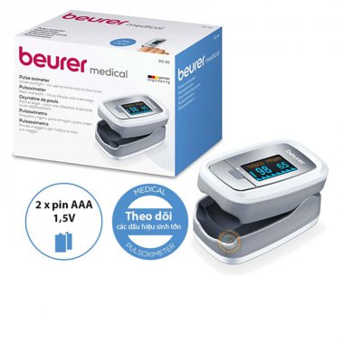 Máy đo khí máu và nhịp tim Spo2 Beurer PO30
