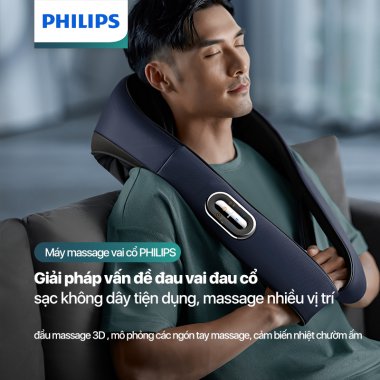 Máy massage cổ vai lưng Philips PPM3521