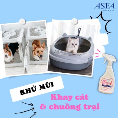 Xịt Khử Mùi, Diệt Khuẩn Cho Thú Cưng ASFA Pet Care 500ml