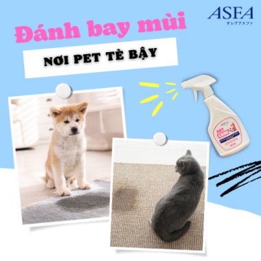 Xịt Khử Mùi, Diệt Khuẩn Cho Thú Cưng ASFA Pet Care 500ml